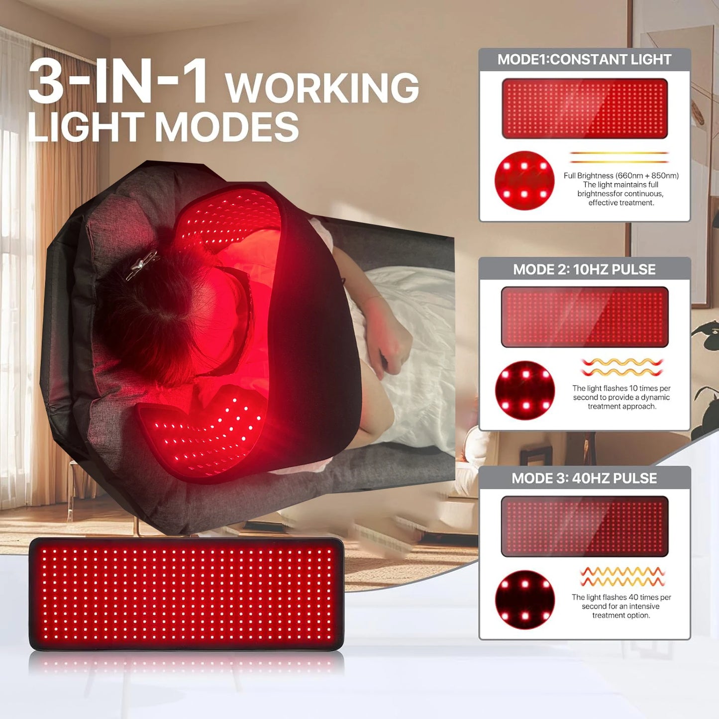 Red Infrared Light Therapy Pad