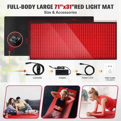 Red Infrared Light Therapy Mat